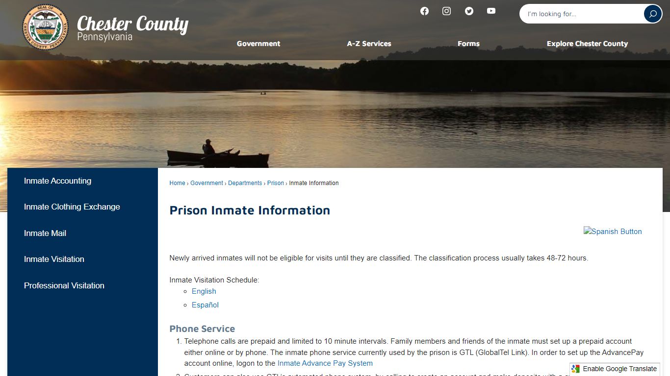 Prison Inmate Information | Chester County, PA - Official ...